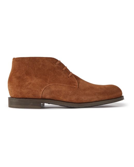 J.M. Weston Yucca Suede and Rubber Chukka Boots