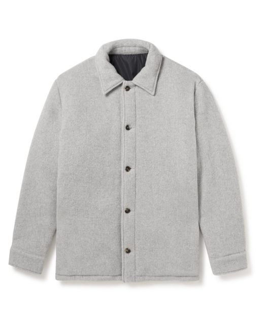 Gabriela Hearst Argus Reversible Recycled-Cashmere and Shell Jacket