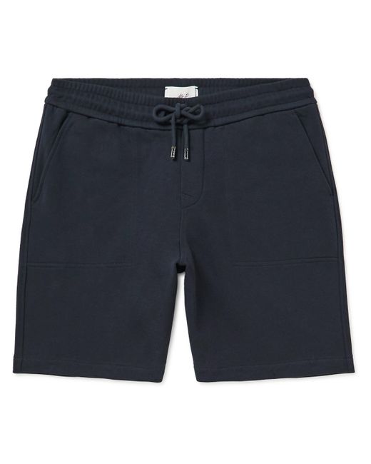 Mr P. Mr P. Straight-Leg Organic Cotton-Jersey Drawstring Shorts