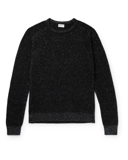 Saint Laurent Metallic Wool-Blend Sweater