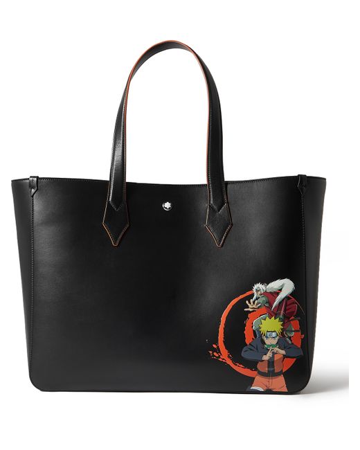 Montblanc Naruto Printed Leather Tote Bag