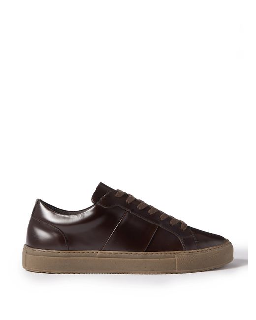 Mr P. Mr P. Larry Glossed-Leather Sneakers