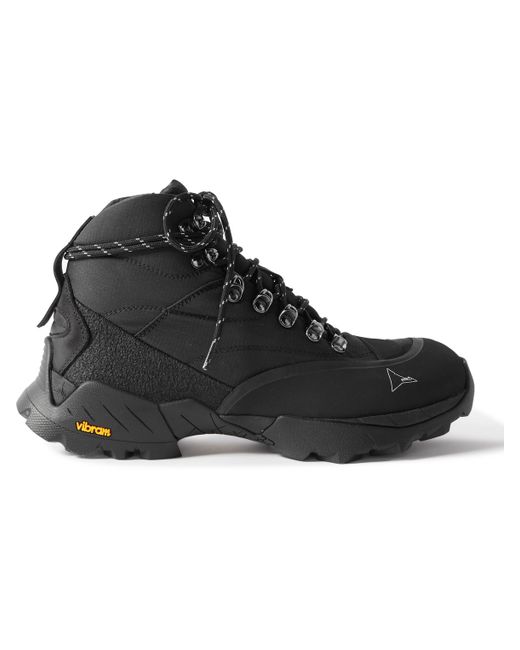 Roa Andreas Strap Rubber-Trimmed Ripstop Boots