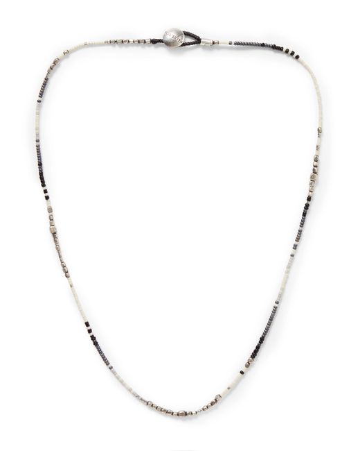 Paul Smith Silver-Tone and Glass Beaded Necklace