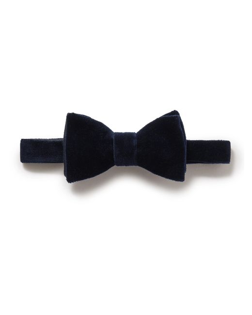 Favourbrook Pre-Tied Cotton-Velvet Bow Tie