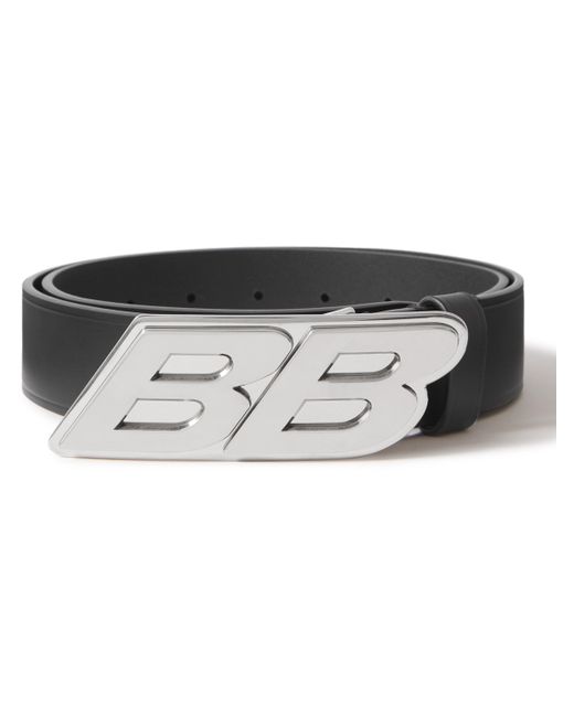 Balenciaga 3.5cm Logo-Embellished Leather Belt