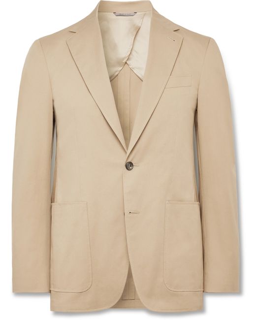 Canali Cotton-Blend Suit Jacket