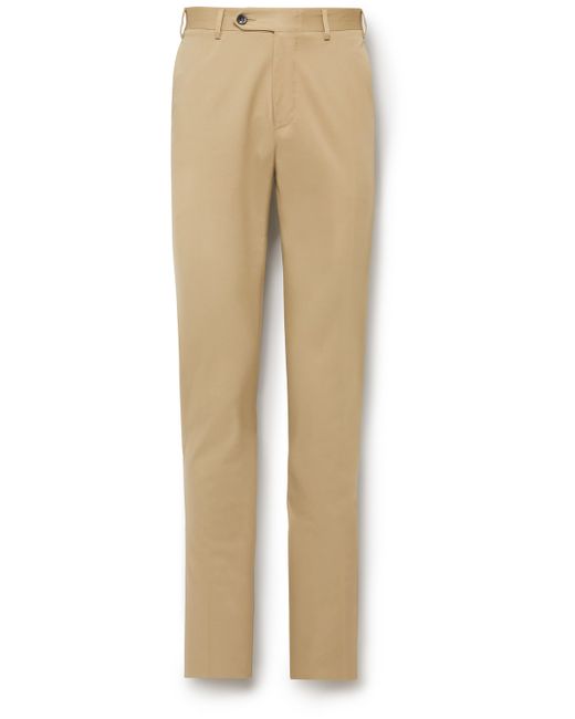 Canali Straight-Leg Cotton-Blend Suit Trousers