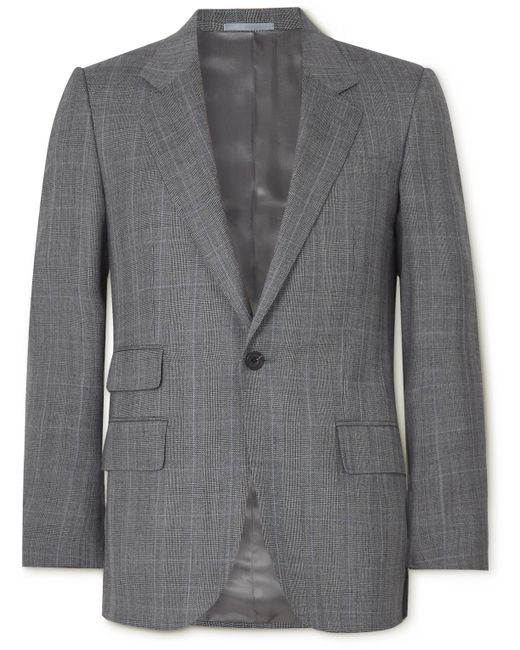 Kingsman Prince Of Wales Checked Wool Suit Jacket