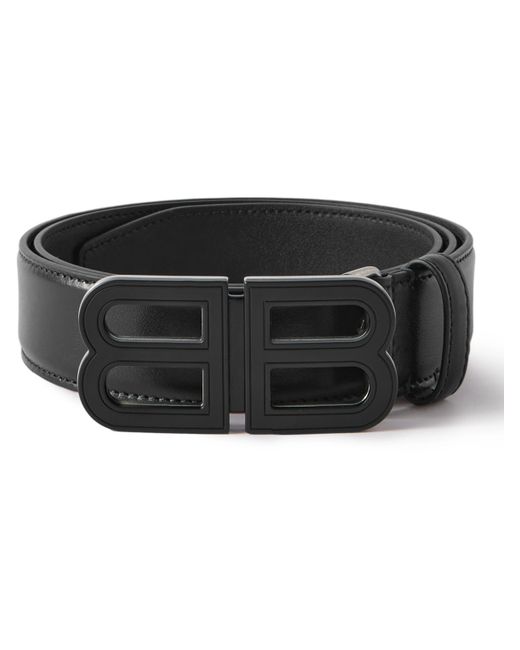 Balenciaga 3.5cm Logo-Embellished Leather Belt