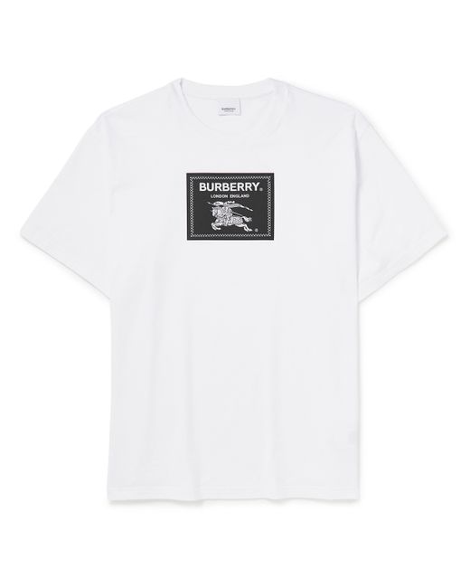 Burberry Logo-Appliquéd Stretch Cotton-Jersey T-Shirt