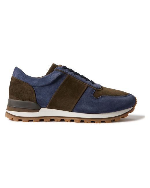 Mr P. Mr P. Panelled Suede Sneakers