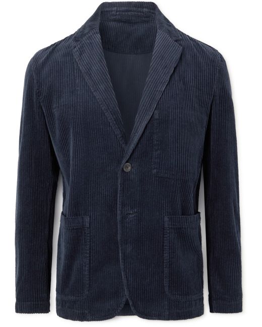 Mr P. Mr P. Garment-Dyed Unstructured Cotton-Corduroy Blazer