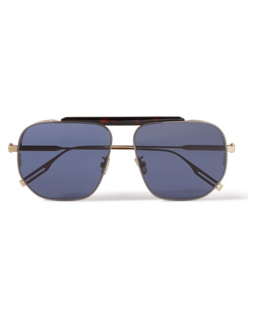 Dior NeoDior Aviator-Style Tortoiseshell Acetate and Gold-Tone Sunglasses