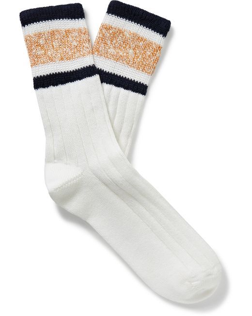 Corgi Striped Ribbed Socks