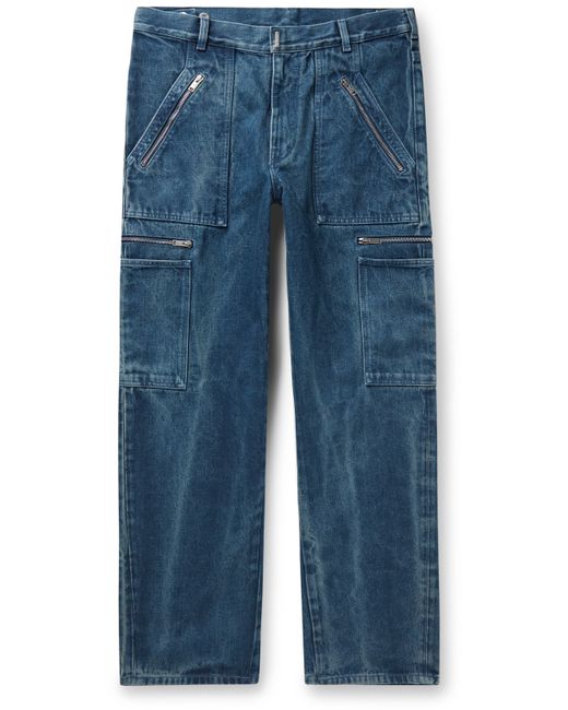 Givenchy Zip-Detailed Wide-Leg Jeans