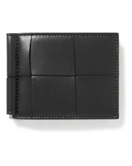 Bottega Veneta Cassette Intrecciato Bifold Cardholder with Money Clip one