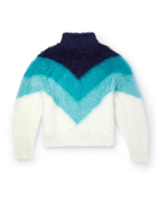 Bottega Veneta Chevron Knitted Rollneck Sweater