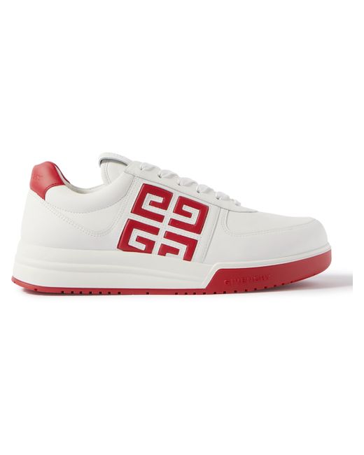 Givenchy G4 Logo-Embossed Leather Sneakers
