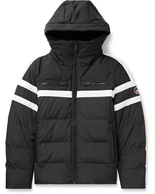 Fusalp Abelban Quilted Colour-Block Hooded Ski Jacket