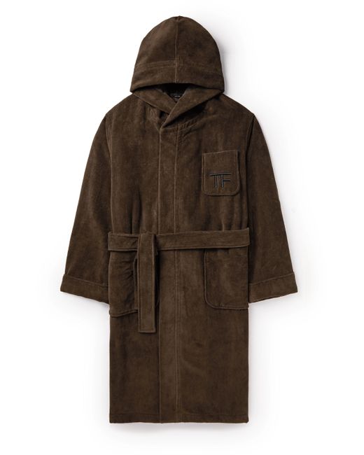 Tom Ford Cotton-Terry Hooded Robe
