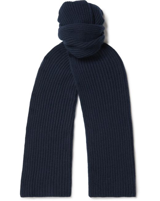 Purdey Ribbed Cashmere Scarf