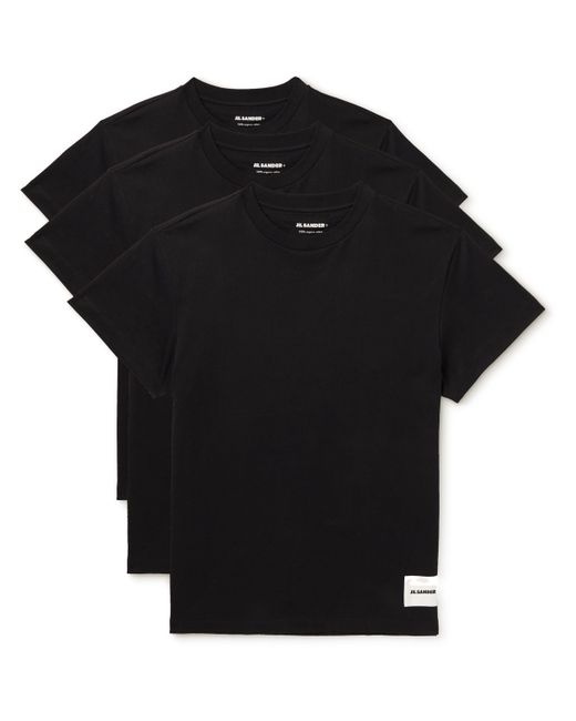 Jil Sander Set of Three Organic Cotton-Jersey T-Shirts