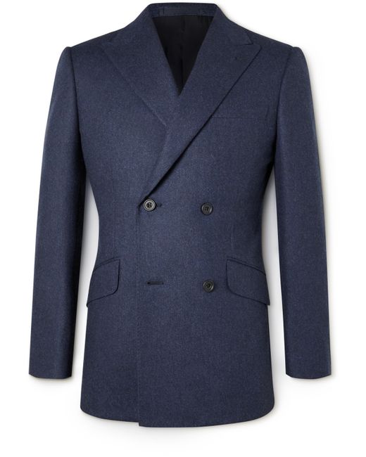 Kingsman Wool-Flannel Suit Jacket