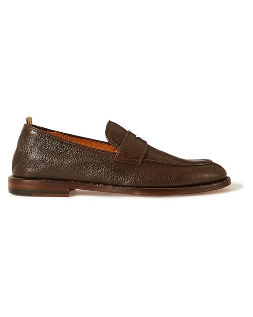 Officine Creative Opera Full-Grain Leather Penny Loafers