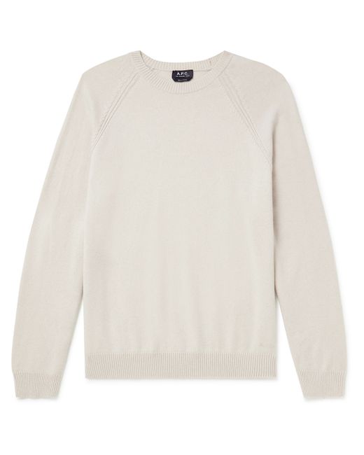 A.P.C. . Ross Cotton and Recycled Cashmere-Blend Sweater