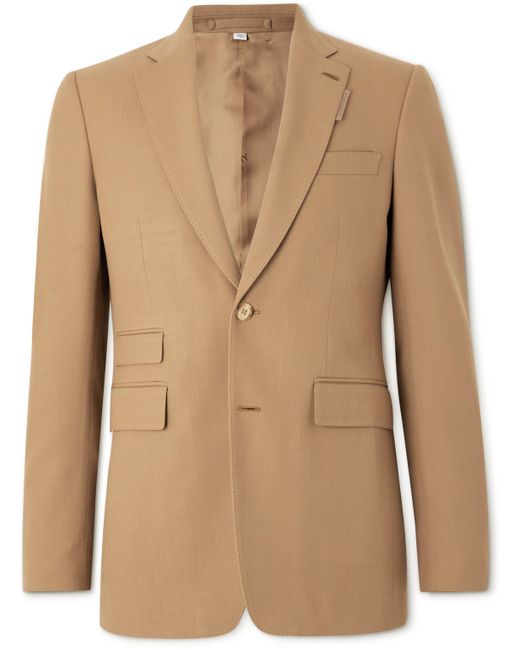Burberry Wool and Silk-Blend Suit Jacket