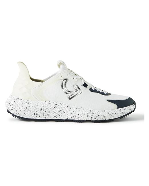 G/Fore MG4X2 Leather and Suede-Trimmed Mesh Golf Sneakers