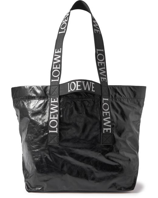 Loewe Distressed Leather Tote Bag
