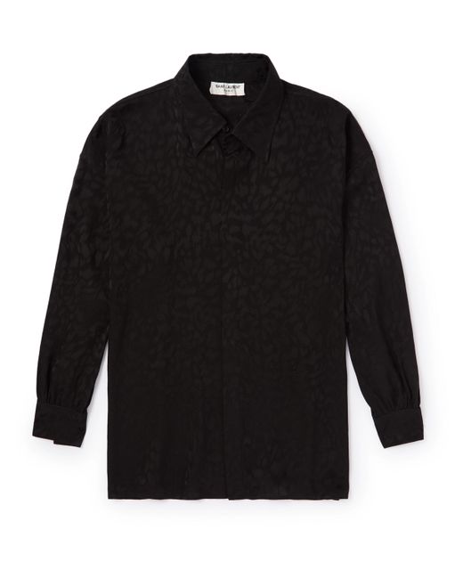 Saint Laurent Silk-Jacquard Shirt