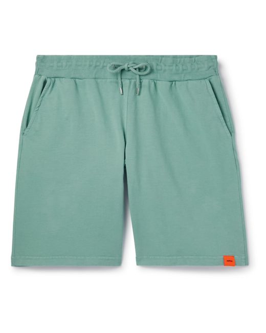 Aspesi Straight-Leg Cotton-Jersey Drawstring Bermuda Shorts