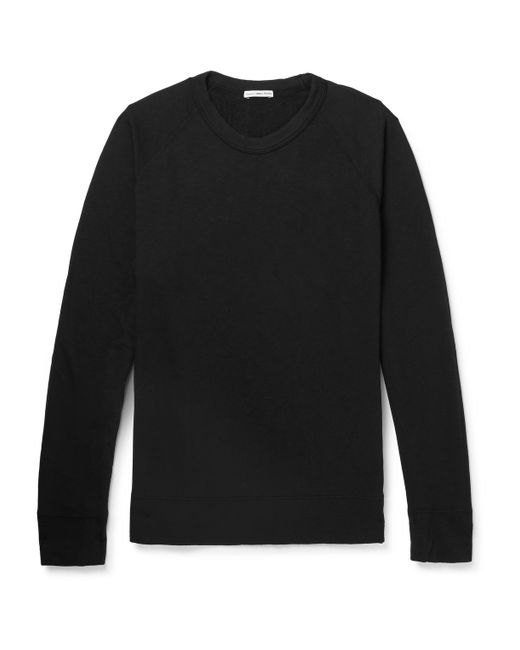 James Perse Loopback Supima Cotton-Jersey Sweatshirt