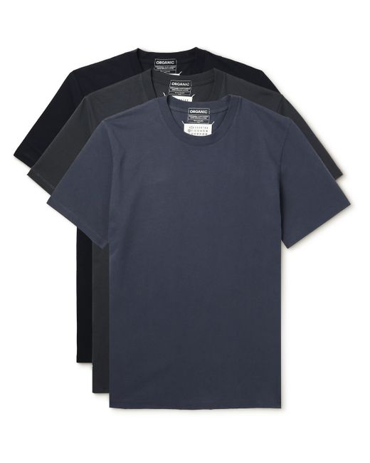 Maison Margiela Three-Pack Cotton-Jersey T-Shirt