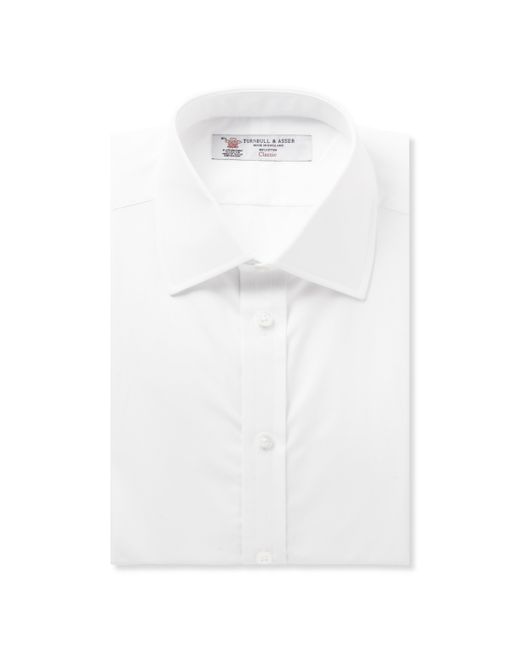 Turnbull & Asser Double-Cuff Cotton Shirt