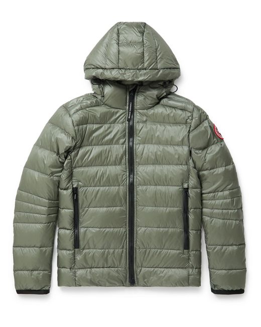 Canada Goose Crofton Recycled Nylon-Ripstop Hooded Down Jacket