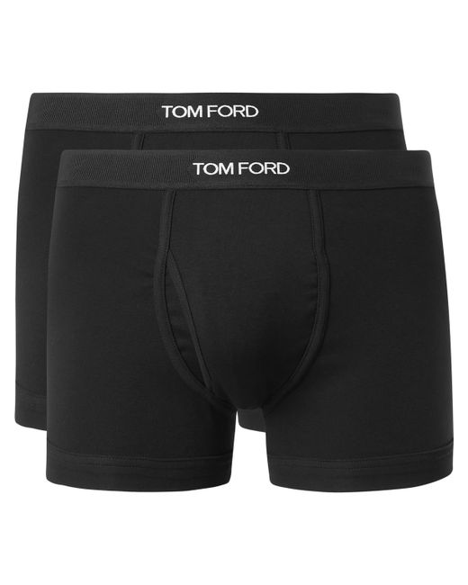 Tom Ford Two-Pack Stretch-Cotton Boxer Briefs