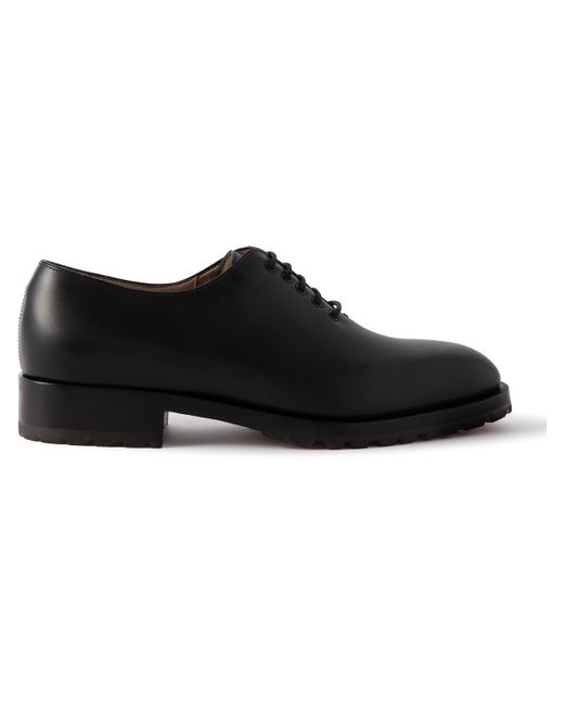 Manolo Blahnik Newley Whole-Cut Leather Oxford Shoes