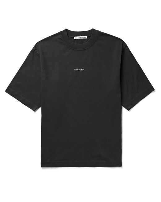 Acne Studios Logo-Print Cotton-Jersey T-Shirt