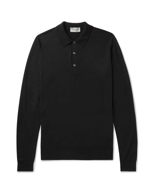 John Smedley Belper Slim-Fit Merino Wool Polo Shirt