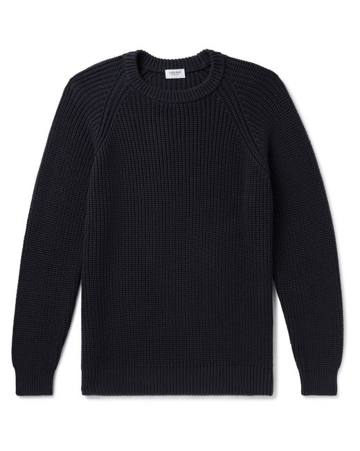 Ghiaia Cashmere Ribbed Cotton Sweater