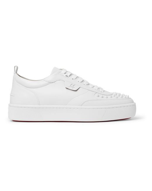 Christian Louboutin Happyrui Spiked Leather Sneakers