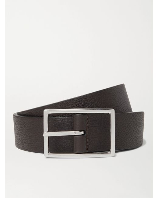 Andersons 3cm and Dark-Brown Reversible Leather Belt