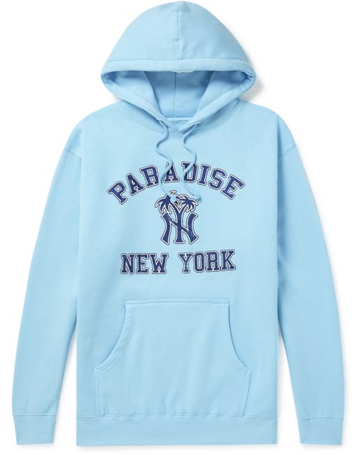 Paradise Printed Cotton-Jersey Hoodie
