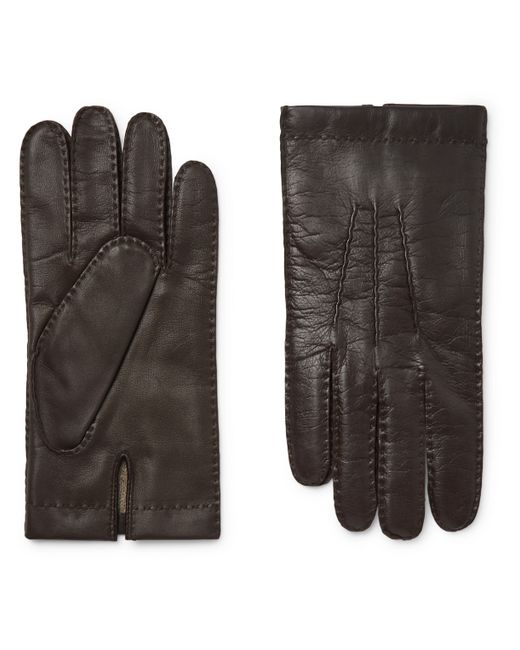 Dents Shaftesbury Touchscreen Cashmere-Lined Leather Gloves