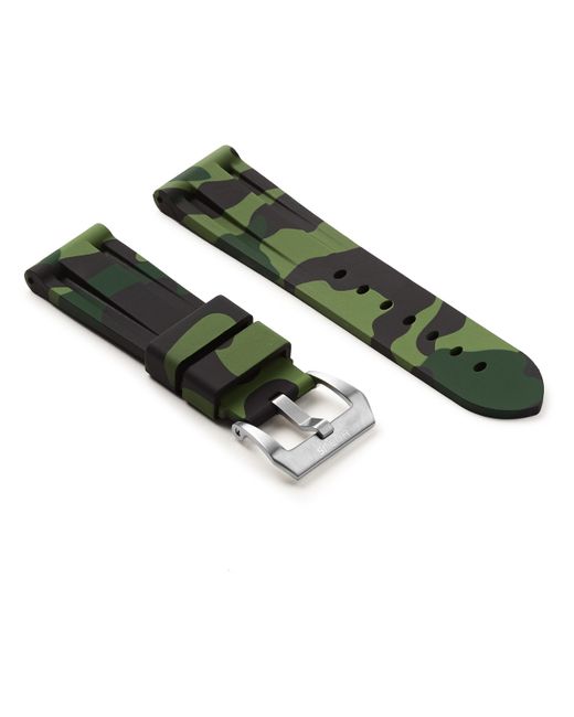 Horus Watch Straps 24mm Camouflage-Print Rubber Watch Strap one