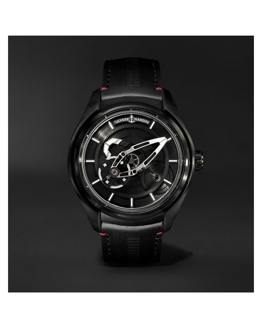 Ulysse Nardin Freak X Ti Automatic 43mm Titanium and Leather Watch Ref. No. 2303-270.1